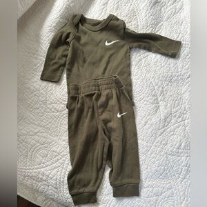 Nike Olive Bodysuit Set